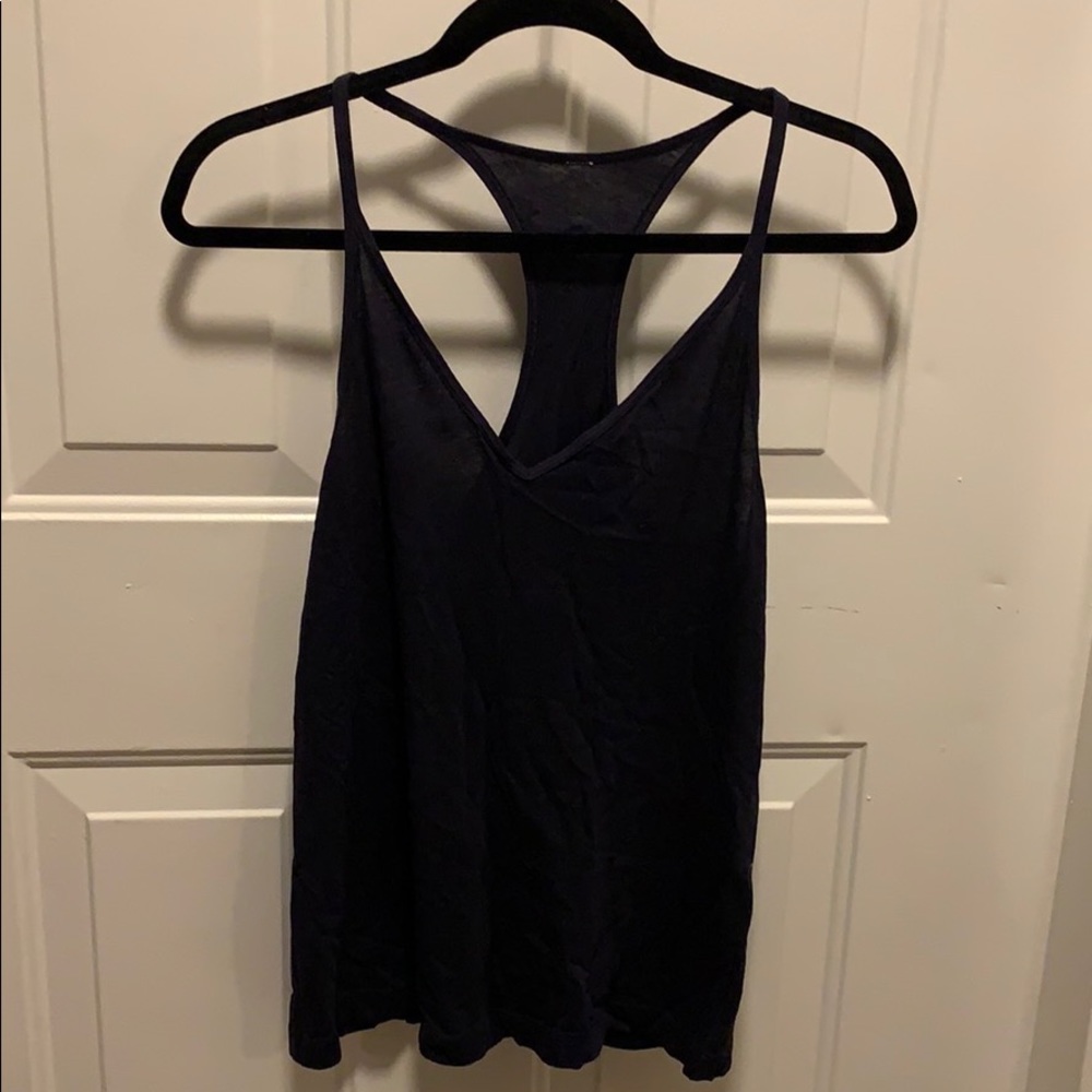 Navy lululemon cotton tank sz:6